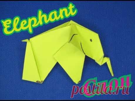 Как сделать СЛОНА из Бумаги БУМАЖНЫЙ СЛОН ОРИГАМИ СЛОН How to make Paper Elefant ORIGAMI