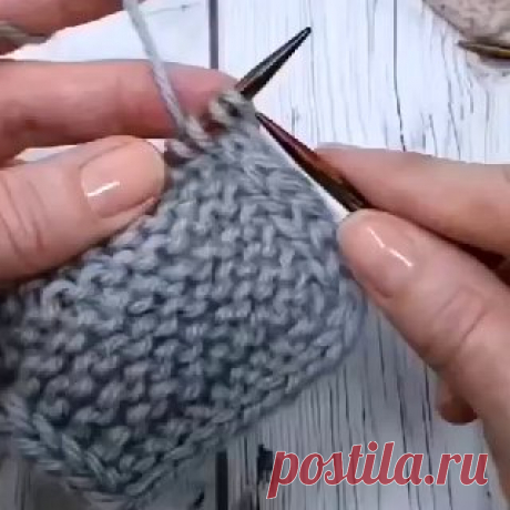 Аккуратно, а главное - просто, формируем угол изделия 👍 #вязание  • #угол  следки на 2 спицах