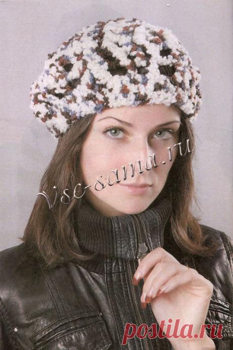 Меланжевый берет