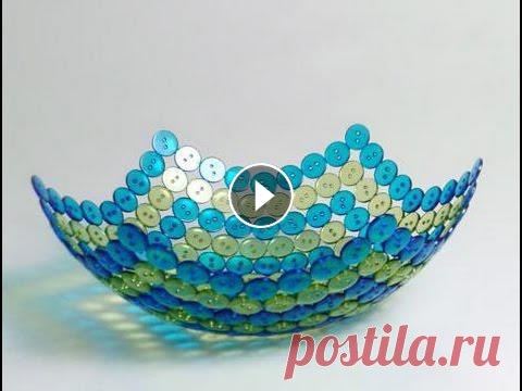 Простые поделки из пуговиц/Crafts from buttons Подборка самых креативных поделок из пуговиц своими руками. Идеи настолько простые, что их можно сделать - легко и быстро. ...Если вам понравилось это...