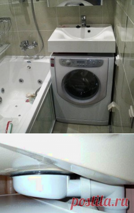 🔴➤● РАКОВИНА НАД СТИРАЛЬНОЙ МАШИНОЙ – Установка под умывальник в ванной | Выбор раковины: Мойки, которые планируется установить над машинами, имеют название «кувшинки». Конфигурация их разнообразная. Они могут иметь овальную, прямоугольную или квадратную форму. Углы у них бывают прямые или скругленные. Мойки могут иметь большой спектр оттенков, чтобы удовлетворить любой вкус.