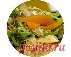 Рецепт приготовления зеленого салата с сыром бри с фотографиями и описанием процесса приготовления