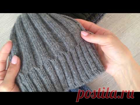 Связала мужские шапки