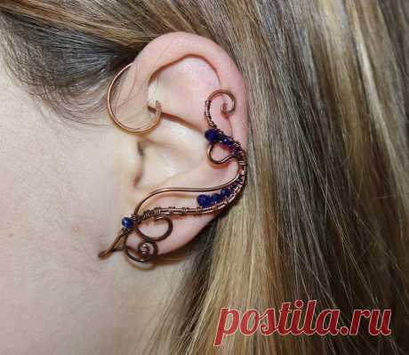 Ear cuffs Elf Ear Cuff jewelery art Handmade Jewelry | Etsy