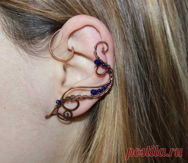 Ear cuffs Elf Ear Cuff jewelery art Handmade Jewelry | Etsy