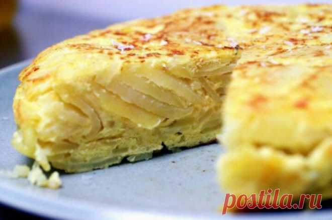 Яблочный омлет