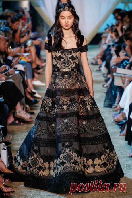 Haute Couture Elie Saab осень-зима 2017-2018. Часть 1