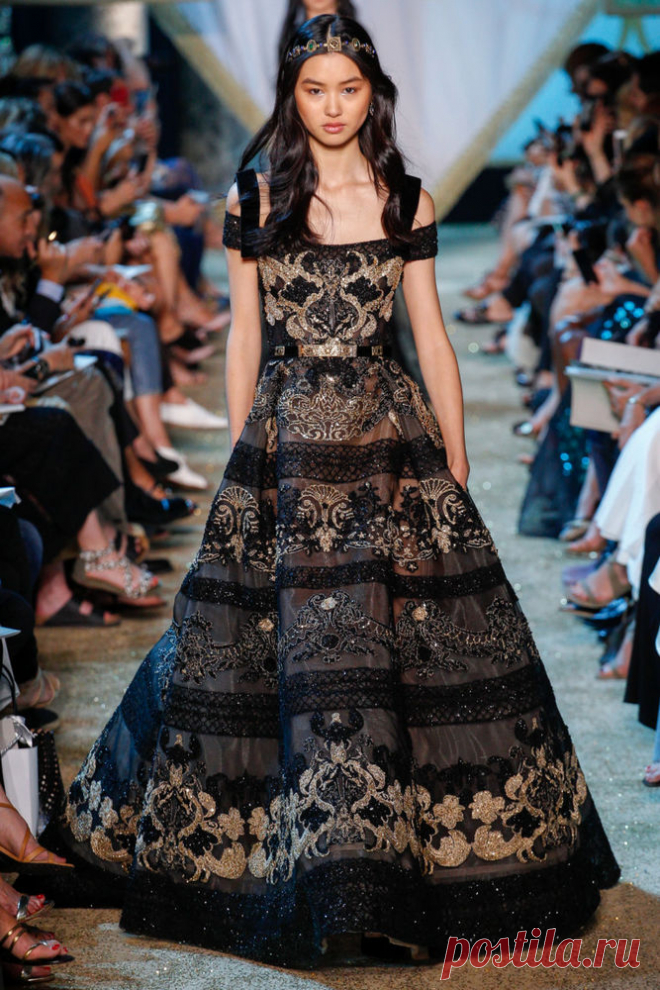 Haute Couture Elie Saab осень-зима 2017-2018. Часть 1