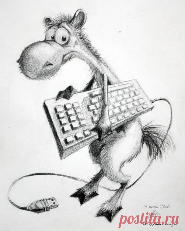 Юмор о работе и о тех кто пашет как лошадь: анекдоты, веселые картинки