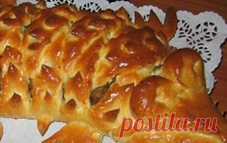 Мясной пирог «Крокодил» / Пироги и пирожки / TVCook: пошаговые рецепты c фото