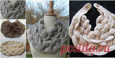 Double Layered Braided Cowl