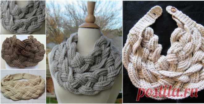 Double Layered Braided Cowl
