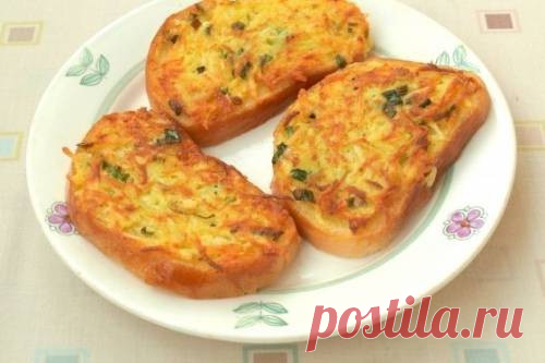 Гренки с картофелем и зеленым луком - рецепт с фото / Простые рецепты