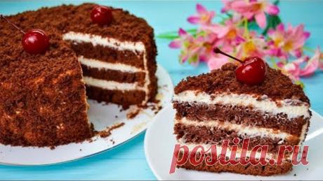 Очень простой и вкусный шоколадный торт "ПОЛЬ РОБСОН"