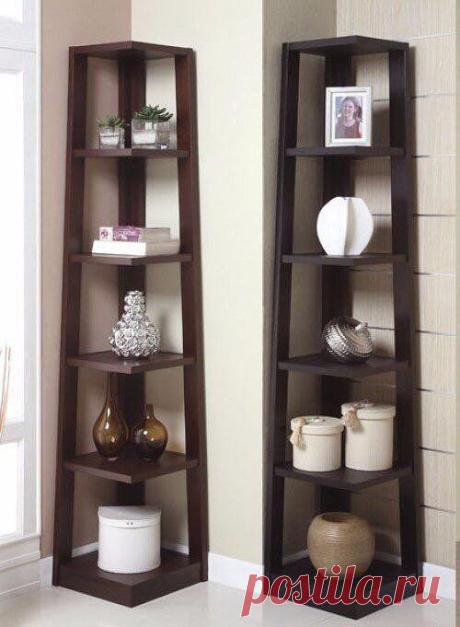Угловые полки в интерьере — Сделай сам, идеи для творчества - DIY Ideas
