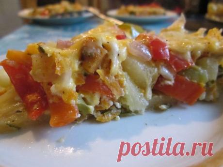 Овощной пирог "Краски осени" - Простые рецепты Овкусе.ру