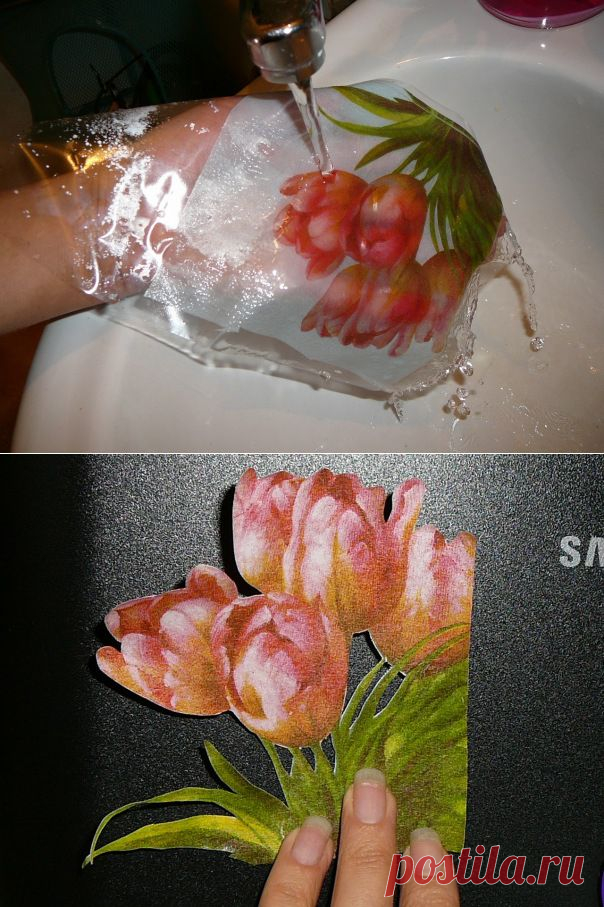 МК превращения салфетки в декупажную карту - Декупаж - Рукоделие и творчество - Каталог статей - Рукоделие-мое хобби