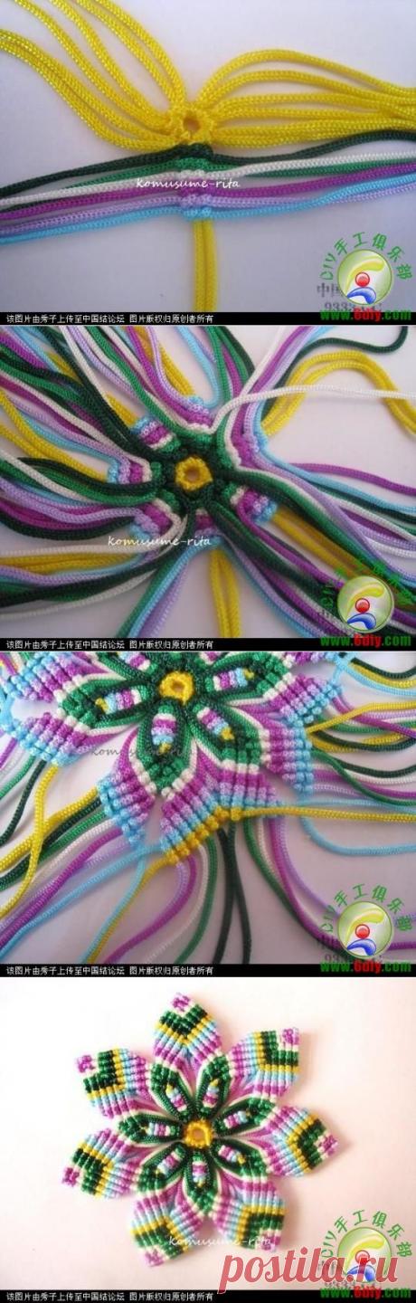 КАК СПЛЕСТИ ПОДСТАВКУ ИЗ ШНУРА