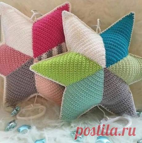 Подушечки крючком