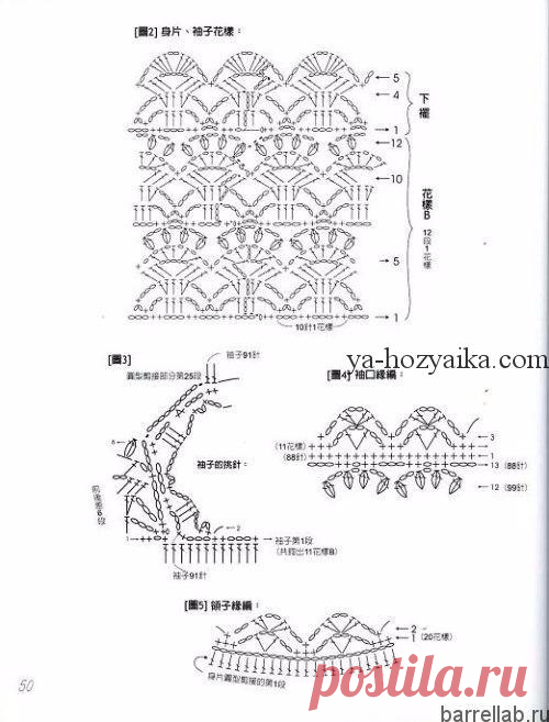 Туника из ангоры крючком. Схема красивой туники крючком