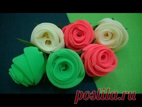 D.I.Y. Neon Chiffon Fabric Roses - Tutorial