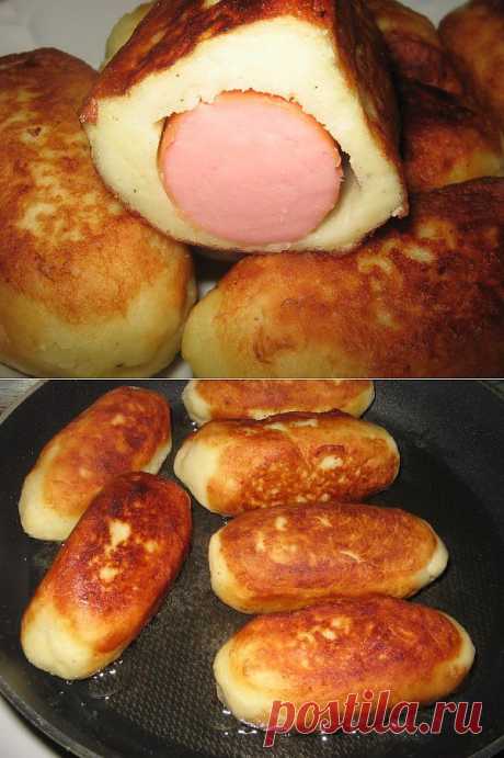 Сосиски в картофельной шубке.