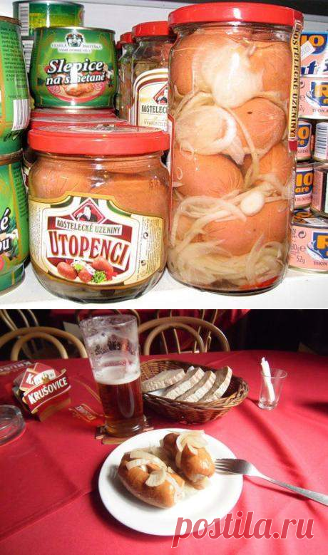 Маринованные колбаски – настоящая чешская экзотика