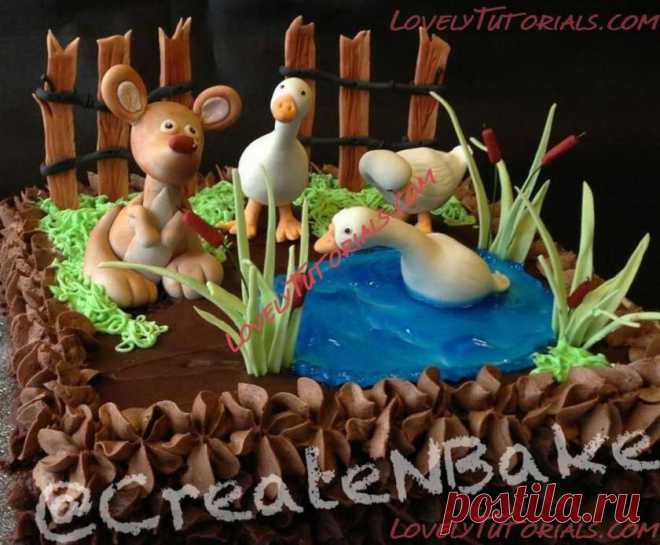 утенок - Страница 4 - Мастер-классы по украшению тортов Cake Decorating Tutorials (How To's) Tortas Paso a Paso