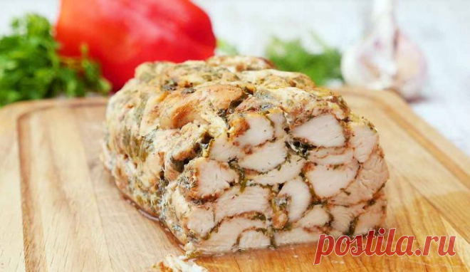 Как приготовить рулет из куриного филе 🚩 Кулинарные рецептыы