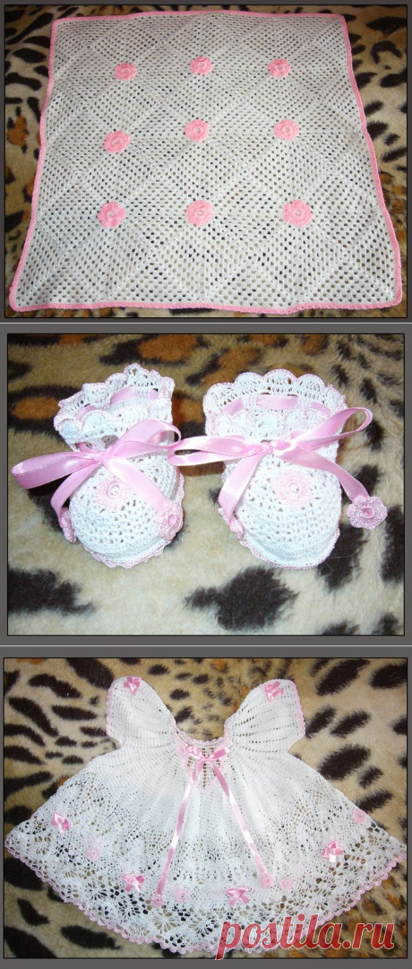 Для девочки крестильный набор ))))