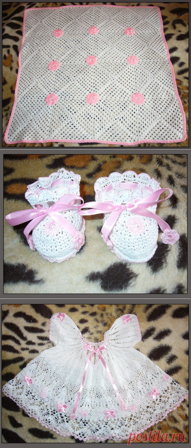 Для девочки крестильный набор ))))