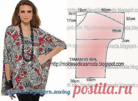 ШЬЕМ ЛЕТНИЕ БЛУЗОНЫ, ТУНИКИ. ИДЕИ. ВЫКРОЙКИ