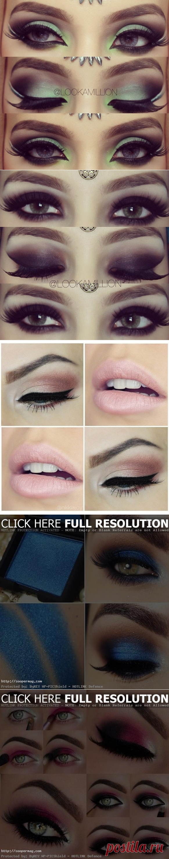 Макияж глаз. Большая подборка. Поэтапные мастер классы - Nebka.Ru