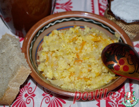 Каша пшенная с квашеной капустой – кулинарный рецепт
