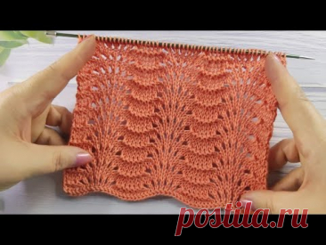 Wavy Knit Stitch | Wellenmuster stricken | Punto Onda ai ferri | Point Vagues | Punto Ondulado