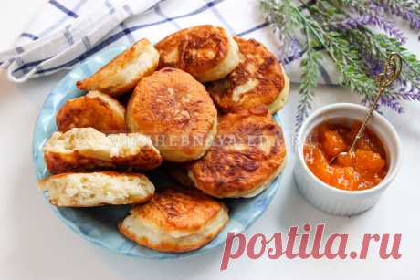 Пышные оладьи на кефире, как пух Оладьи на кефире пышные, как пух. Не опадают! Остаются высокими, даже когда вы снимите их со сковороды.