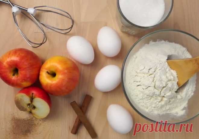 Шарлотка с яблоками в духовке - 6 простых рецептов с пошаговыми фото