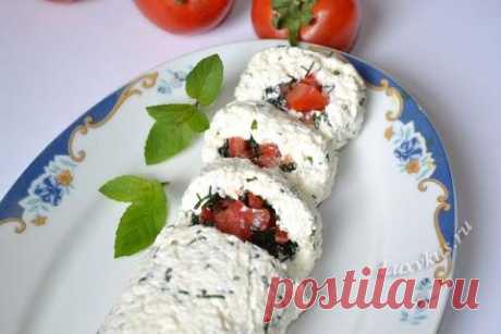 Летний рулет - творожная закуска | Отличный вкус