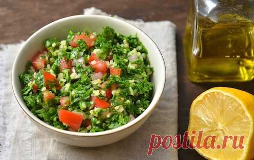 Готовим пикантный и ароматный арабский салат табуле — Фактор Вкуса