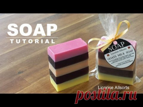 Licorice Allsorts Melt and Pour Soap