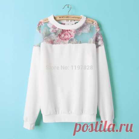 sweatshirt mens Picture - More Detailed Picture about New Casual Spring Autumn Women Pullover Long Sleeve Floral Printed Patchwork Jumper Tops Floral Sweaters Freeshipping Picture in Pullovers from Olivia's Stylism Boutique | Aliexpress.com | Alibaba Group