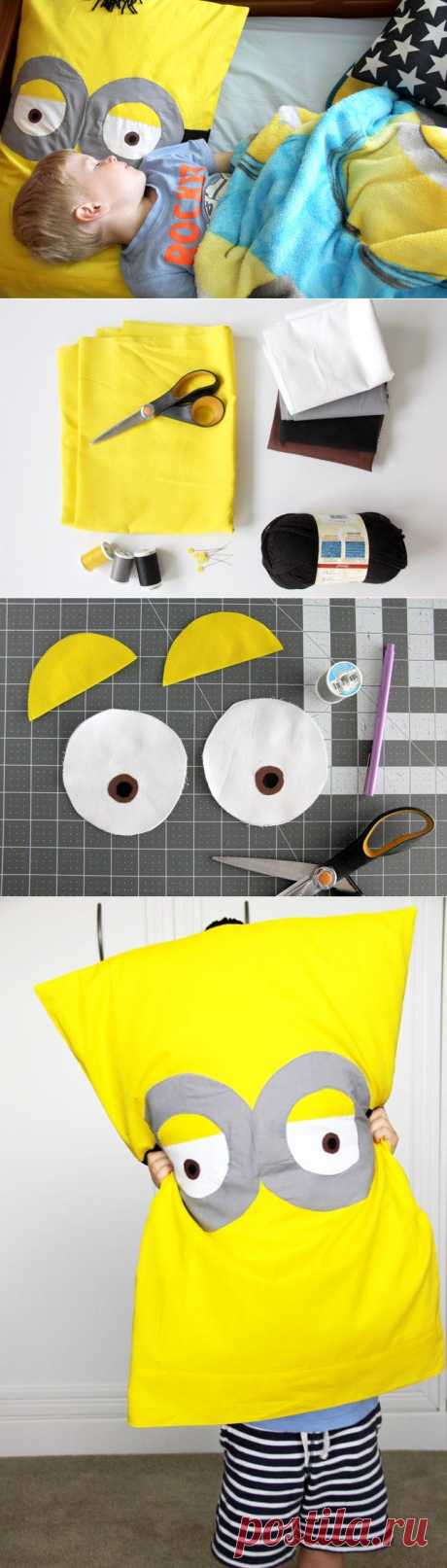 подушка с миньоном