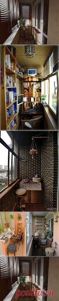 Интересные интерьеры балконов | Роскошь и уют