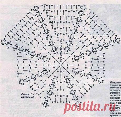 Вязание-крючок-Рисунки и схемы