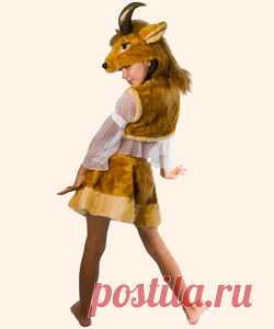 На востоке красавиц часто сравнивают с газелями. Эта антилопа, действительно, очень красива и грациозна. Любой девочке на карнавале костюм антилопы будет к лицу куда больше, чем костюм козы или овцы. А представить и защитить его поможет веселый стишок-визитка.