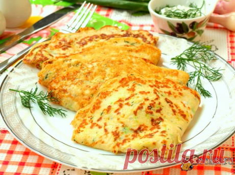 Блинчики из кабачков.