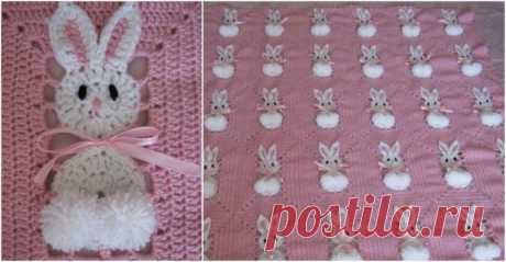 Плед детский с зайчиками Плед детский с зайчикамиТакой плед украсит не только детскую, но и коляску на прогулке.