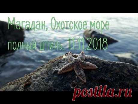 Магадан, Нагаевская бухта, полный штиль, 11.11.2018