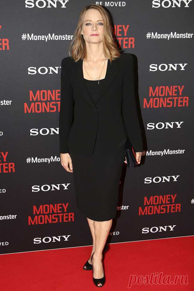 Джоди Фостер на премьере фильма «Денежный монстр» в Сиднее