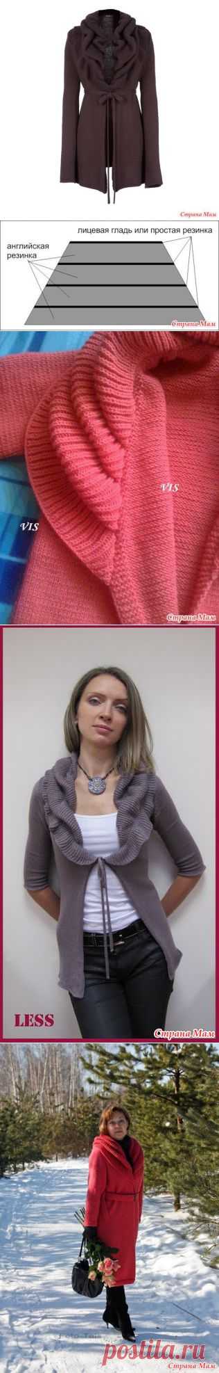 Очень интересный фасон воротника. МК